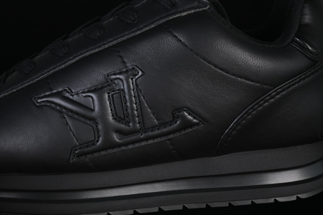Louis Vuitton [1AIKEF]-[BUTTERSOFT LOW-TOP CASUAL SHOES BLACK/BLACK]-[WOMAN:39]-[MAN:40-46] - Image 8