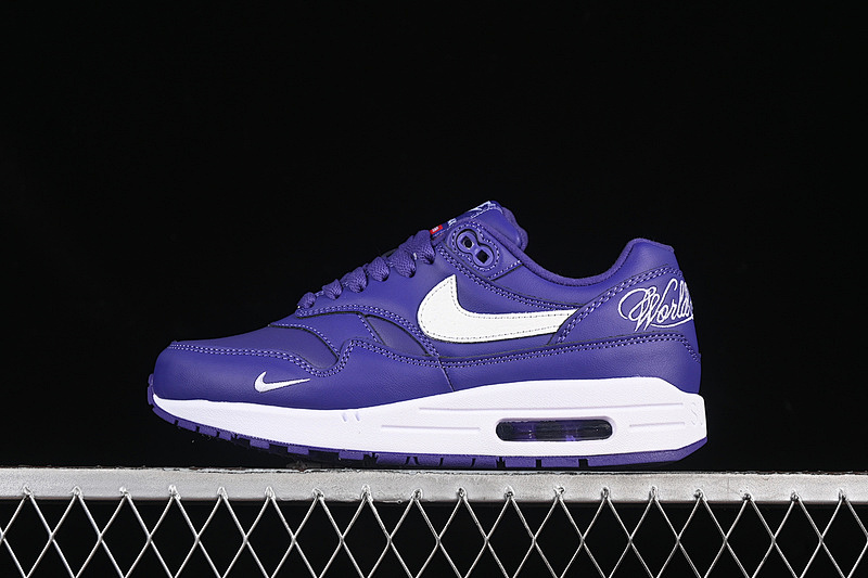 Purple Nike SUPREME X AIR MAX 1 VARSITY PURPLE/WHITE/VARSITY PURPLE · HF8813-500, photo 1