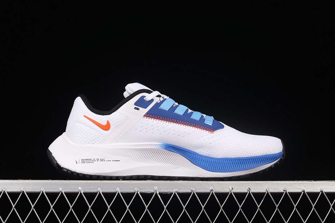 Nike [DQ8575-100]-[AIR ZOOM PEGASUS 38 WHITE/GAME ROYAL/UNIVERSITY BLUE/RUSH ORANGE]-[UNISEX:36-45] - Image 16