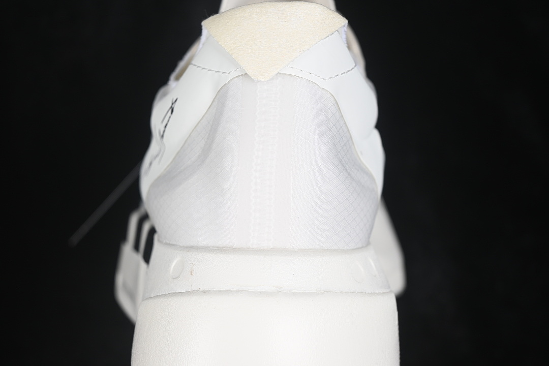 Adidas [KI6875]-[BREATHABLE LOW TOP RUNNING SHOES WHITE/BLACK]-[WOMAN:36-39]-[MAN:40-46] - Image 6