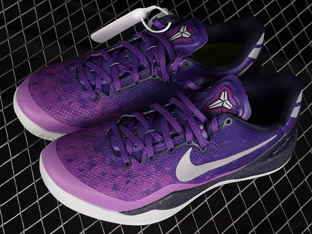 Nike [555035-500]-[KOBE 8 SYSTEM PLAYOFF COURT PURPLE/PURE PLATINUM-BLACKENED BLUE]-[MAN:39-46] - Image 11