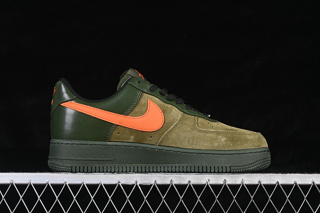 Nike [XY9025-010]-[AIR FORCE 1 07 LOW GREEN/ORANGE]-[WOMAN:36-39]-[MAN:40-45] - Image 16
