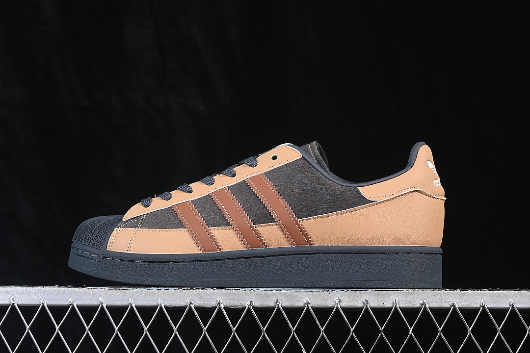Adidas SUPERSTAR II SHELL TOE CASUAL SNEAKERS BROWN/LIGHT BROWN · HP7187, photo 1