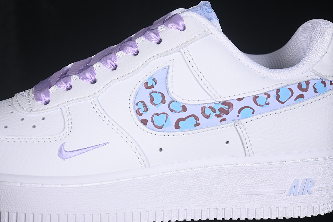 Nike [FB8971-008]-[AIR FORCE 1 07 LOW CASUAL SNEAKERS VIOLET/WHITE]-[WOMAN:36-39]-[MAN:40-45] - Image 7