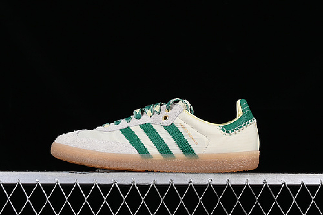 Adidas Adidas WALES BONNER SAMBA VEGAN OG GREY/GREEN/BROWN · GY4344, photo 1