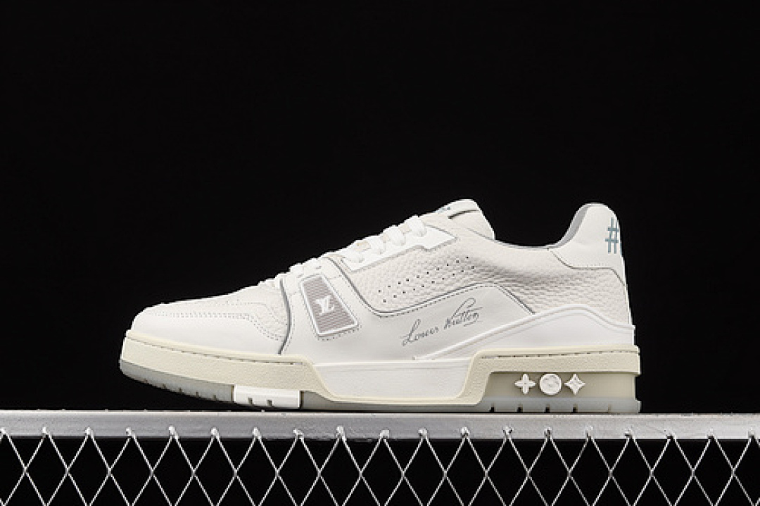 Louis Vuitton Louis Vuitton [L*V 2021SS SHOES WHITE/WHITE/LIGHT GREY]-[MAN:38-45], photo 1