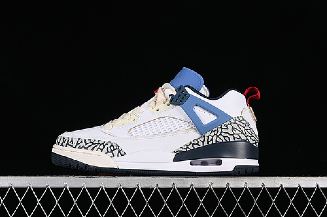Jordan [HM3712-164]-[JORDAN SPIZIKE LOW AJ WHITE/ARMORY NAVY/AEGEAN STORM/GYM RED]-[UNISEX:39-46], photo 1