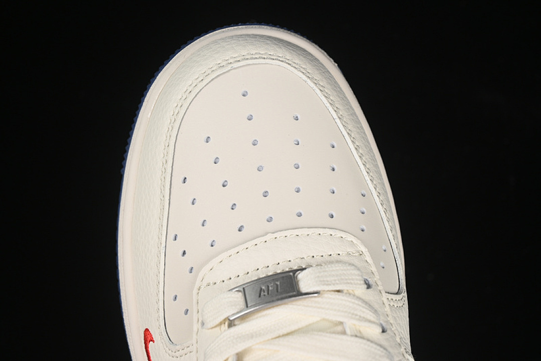 Nike [JJ2508-716]-[AIR FORCE 1 07 LOW WHITE/BLUE/RED]-[WOMAN:36-39]-[MAN:40-45] - Image 10