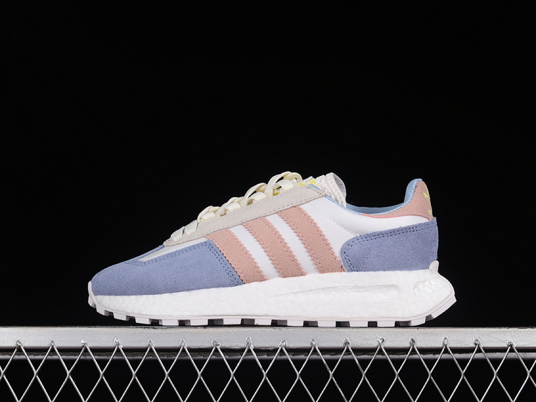 Purple [HP7743]-[RETROPY E5 SHOES CLOUD WHITE/LIGHT PINK/LIGHT PURPLE]-[WOMAN:36-39]-[MAN:40-45], photo 1