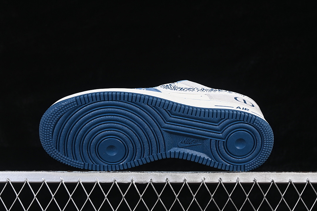 Nike [SS1979-010]-[AIR FORCE 1 07 LOW WHITE/BLUE/GREY]-[WOMAN:36-39]-[MAN:40-45] - Image 15