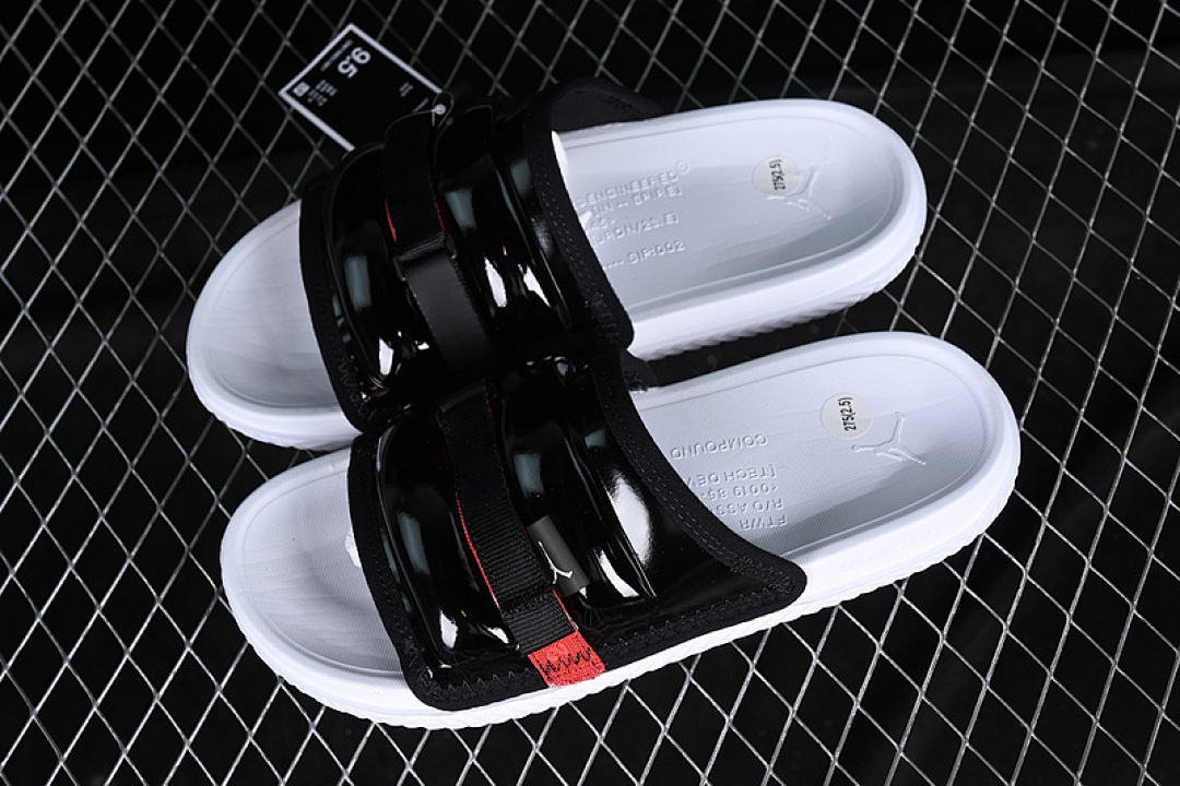 Jordan [DM1683-061]-[AIR JORDAN PLAY SLIDE BLACK/RED/WHITE]-[MAN:40-45] - Image 9