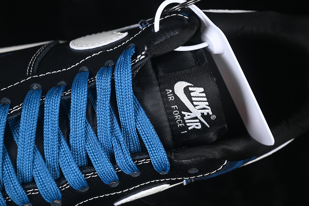 Nike [JL8888-004]-[AIR FORCE 1 07 LOW CASUAL SNEAKERS DARK BLUE/BLACK]-[WOMAN:36-39]-[MAN:40-45] - Image 8