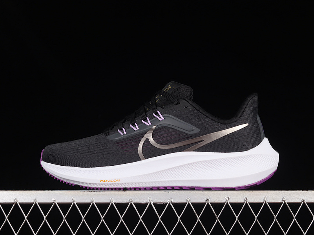 Nike [DH4071-008]-[AIR ZOOM PEGASUS 39 BLACK/SILVER/WHITE-PURPLE]-[MAN:39-45], photo 1
