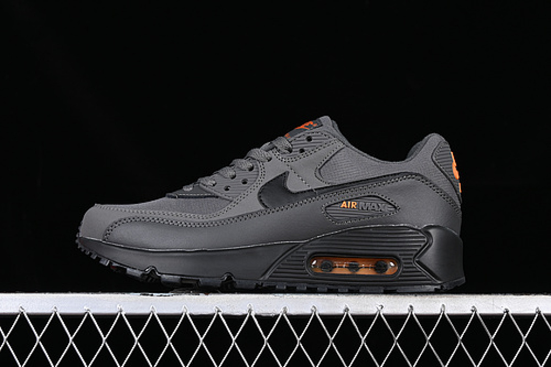 Nike AIR MAX 90 BLACK/ORANGE/GREY · DC4116-001, photo 1