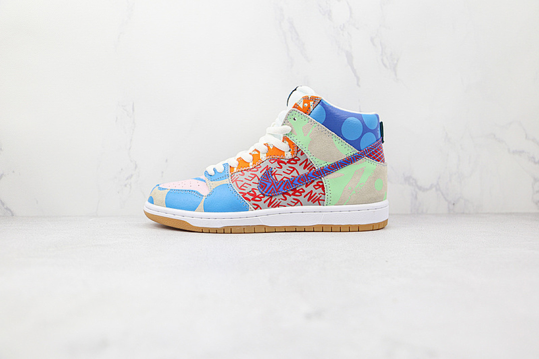Unbranded [918321-381]-[THOMAS CAMPBELL SB DUNK HIGH WHAT THE ICE JADE/CIRCUIT ORANGE-SAIL]-36-45], photo 1
