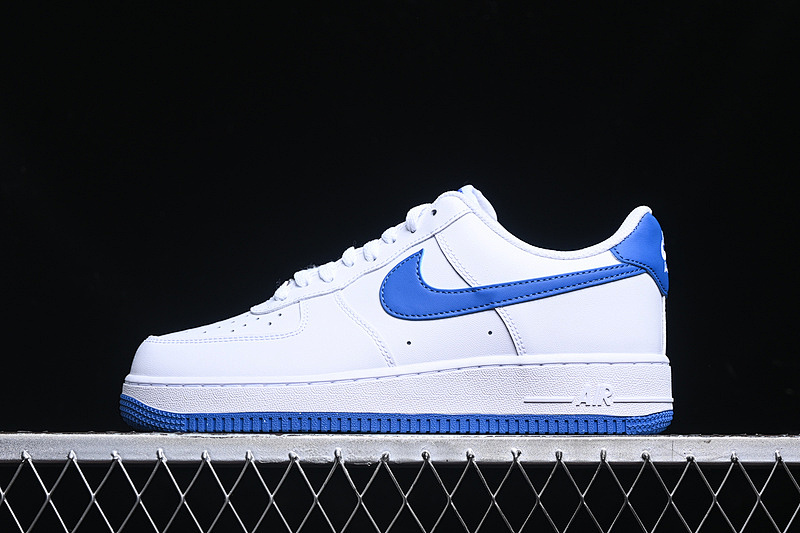 Nike Nike AIR FORCE 1 07 LOW WHITE/BLUE · FJ4146-100, photo 1