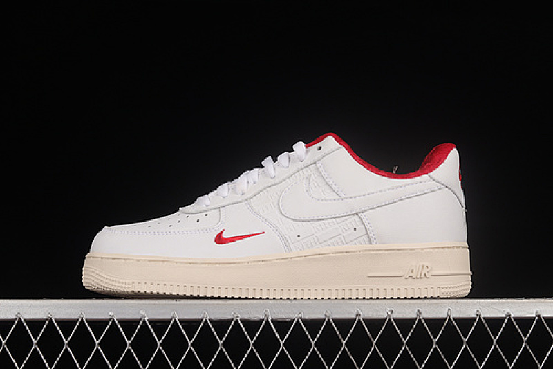 Nike Nike AIR FORCE 1 07 LOW X KITH WHITE/WHITE/RED · CZ7926-100, photo 1