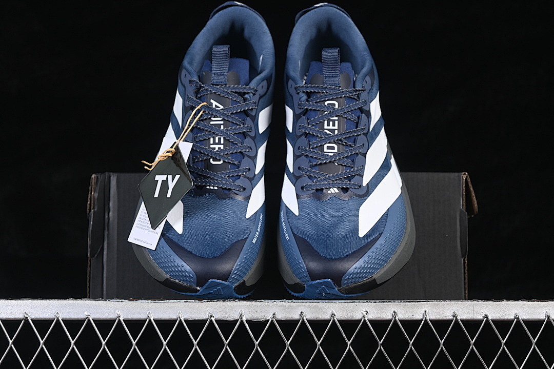 Adidas [KK0355]-[ADIZERO EVO SL COMPRESSION RUNNING SHOES BLUE/WHITE/BLACK]-[WOMAN:36-39]-[MAN:40-45] - Image 13