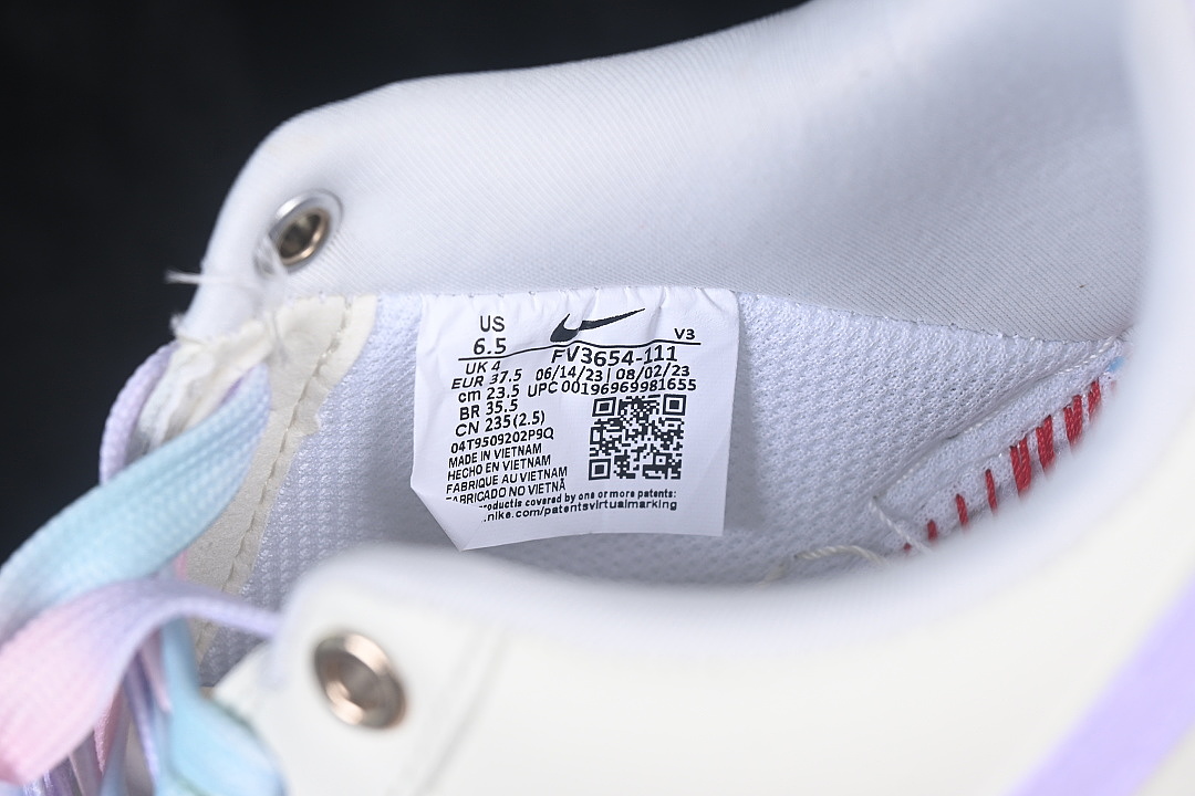 Nike [FV3654-511]-[AIR FORCE 1 07 LOW CASUAL SNEAKERS WHITE/VIOLET]-[WOMAN:36-39]-[MAN:40-45] - Image 5