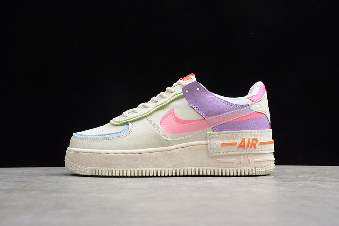 Nike Nike AIR FORCE 1 LOW SHADOW WHITE/PINK/PURPLE · CU3012-164, photo 1