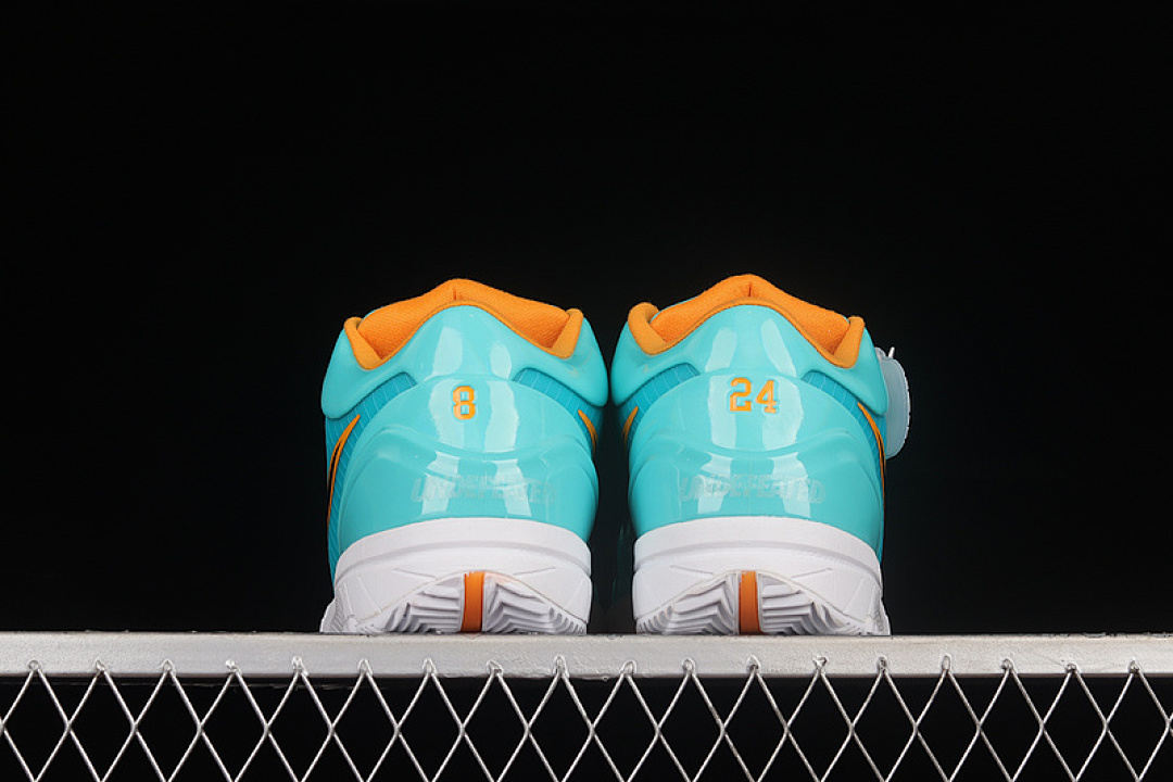 Nike [CQ3869-300]-[UNDEFEATED X KOBE 4 PROTRO HYPER JADE TEAL/MANGO/WHITE]-[MAN:39-46] - Image 14