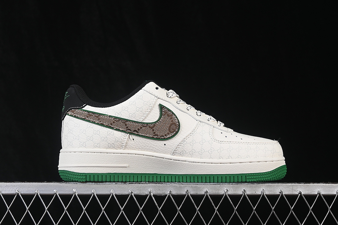 Nike [MM3399-822]-[AIR FORCE 1 07 LOW CASUAL SNEAKERS WHITE/GREEN/WHITE]-[WOMAN:36-39]-[MAN:40-45] - Image 16