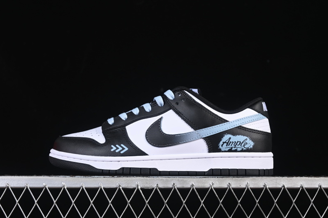 Unbranded [DD1391-100]-[DUNK LOW CASUAL SNEAKERS SKY BLUE/BLACK/WHITE]-[MAN:40-46], photo 1