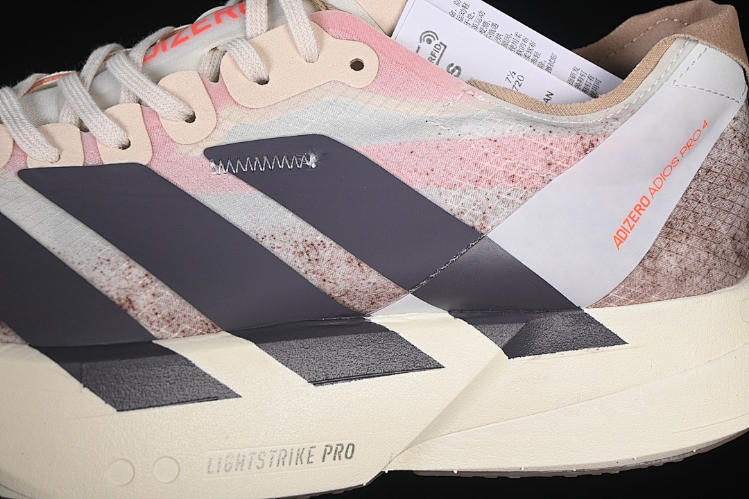 Adidas [JR6367]-[ADIOS 4 M LIGHTWEIGHT RUNNING SHOES PINK/BLACK/BEIGE]-[WOMAN:39]-[MAN:40-46] - Image 7
