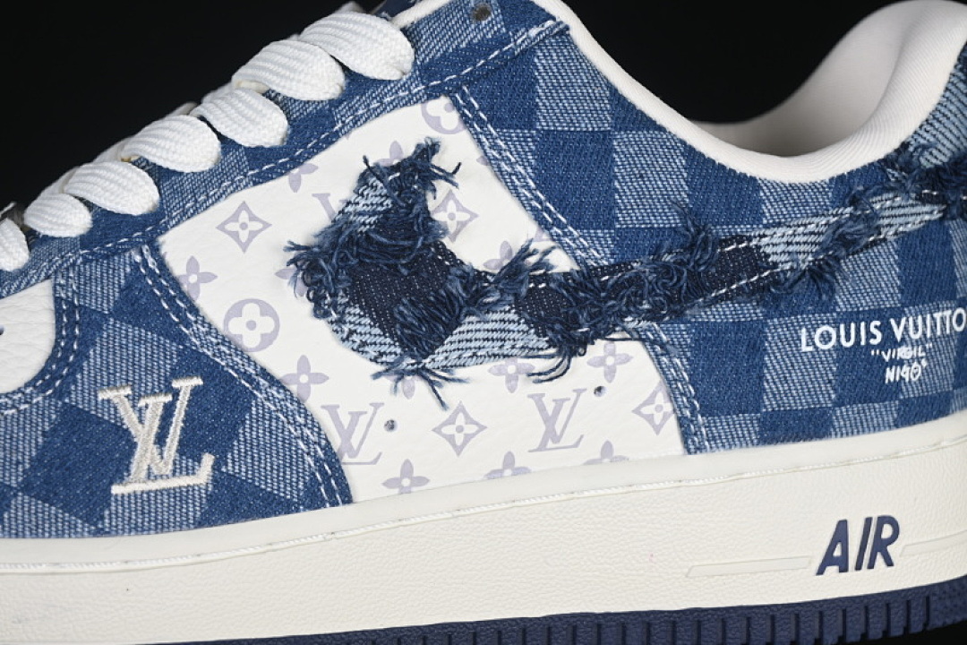 Nike [YF9511-816]-[AIR FORCE 1 07 LOW NAVY BLUE/WHITE]-[WOMAN:36-39]-[MAN:40-45] - Image 8