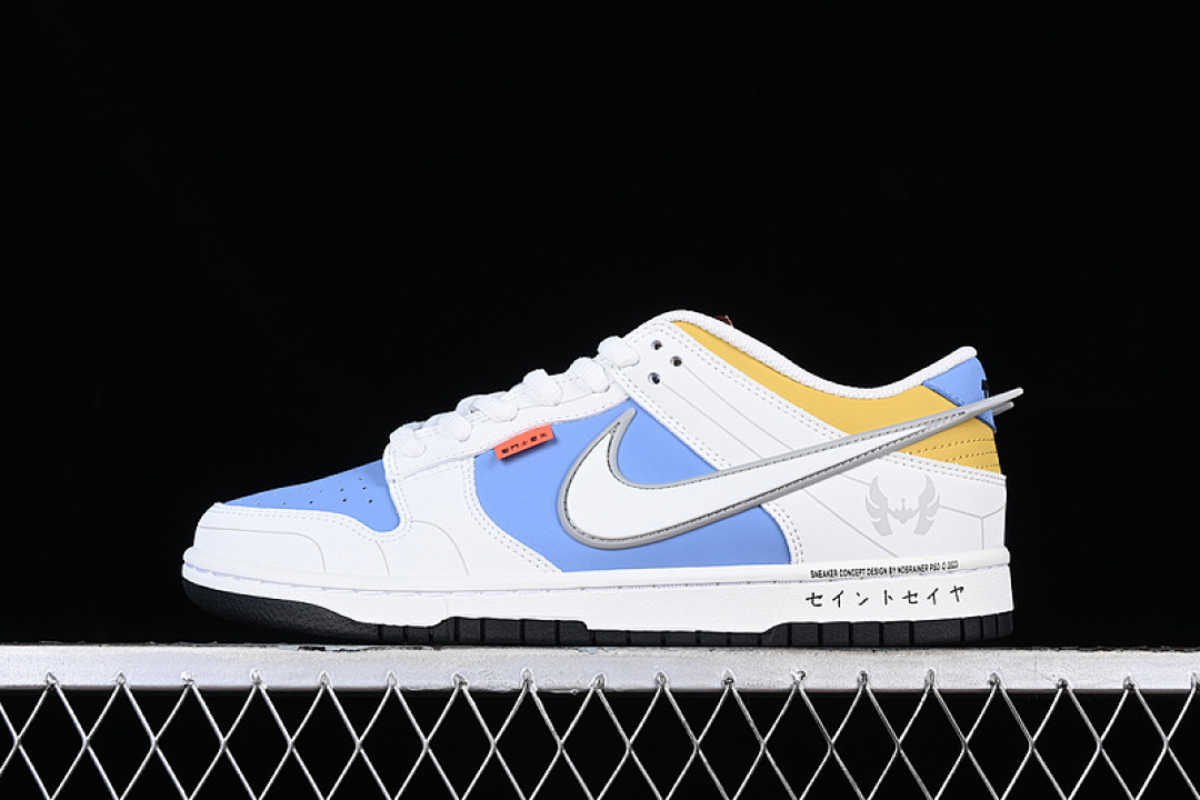 Nike SB DUNK LOW WHITE/BLUE/YELLOW · ZD2356-151, photo 1