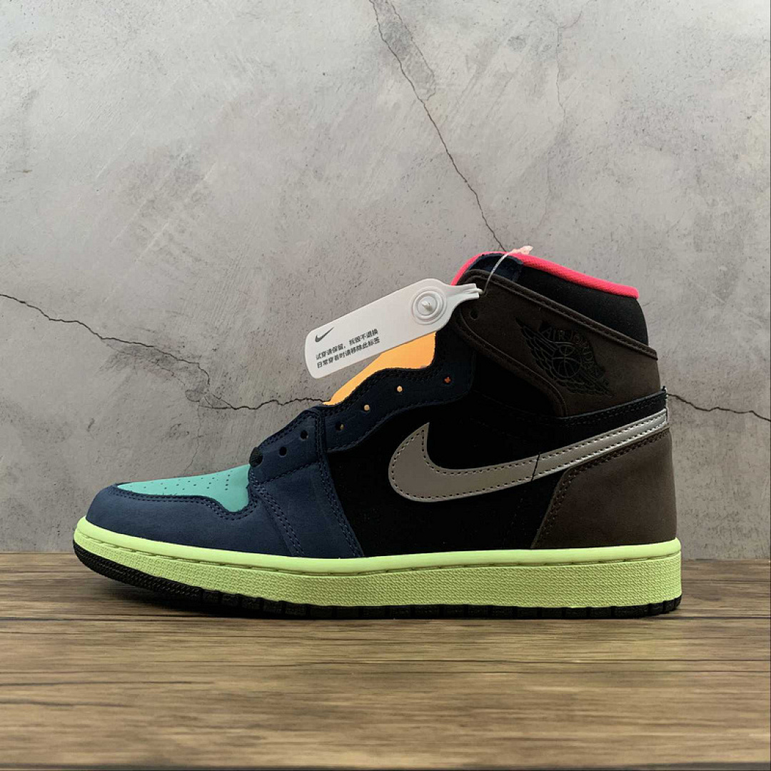Jordan [555088-201]-[AIR JORDAN 1 RETRO HIGH TOKYO HACK BAROQUE BROWN/BLACK/LASER ORANGE/RACER (PINK]), photo 1