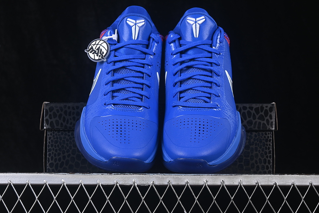 Nike [IO6256-400]-[ZOOM KOBE 5 CHAOS MEN'S BASKETBALL SHOES BLUE/DARK BLUE]-[WOMAN:39]-[MAN:40-47.5] - Image 13