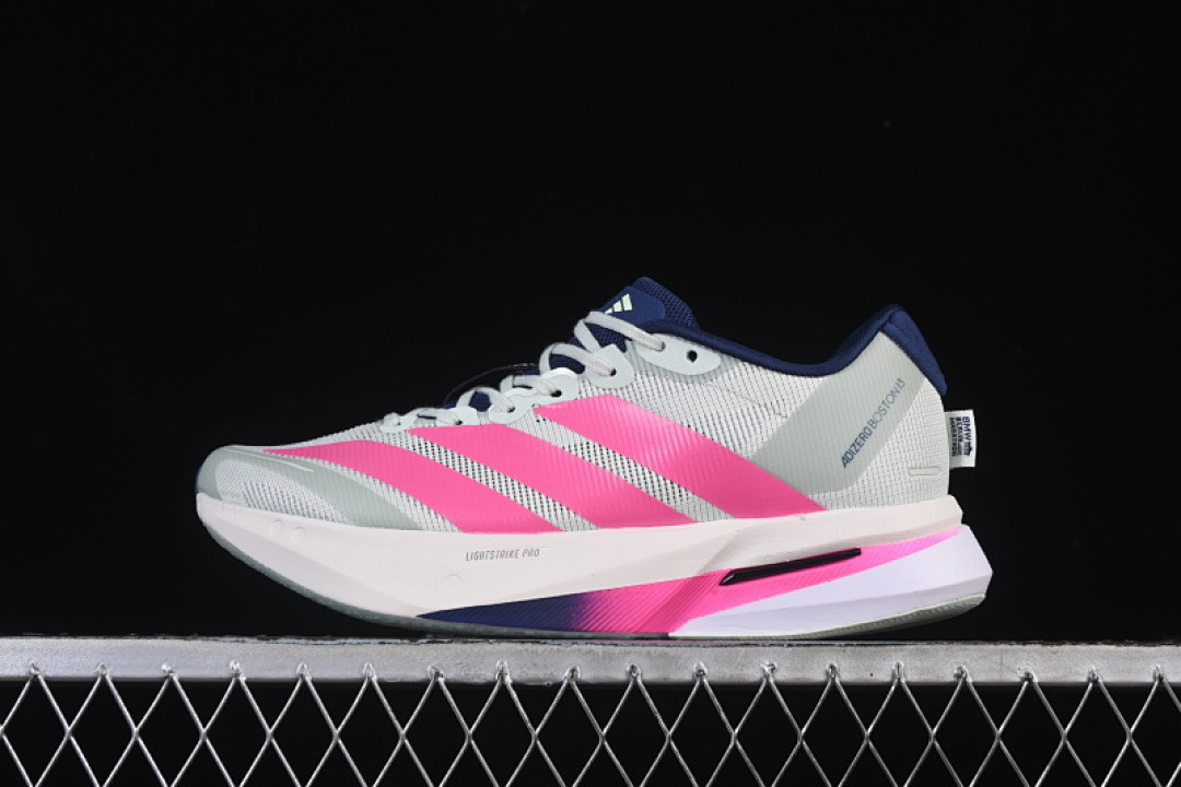 On Running [HQ4912]-[ADIZERO BOSTON 13 LINEN GREEN/SHOCK PINK/DARK BLUE]-[WOMAN:36-39]-[MAN:40-46] - Image 2