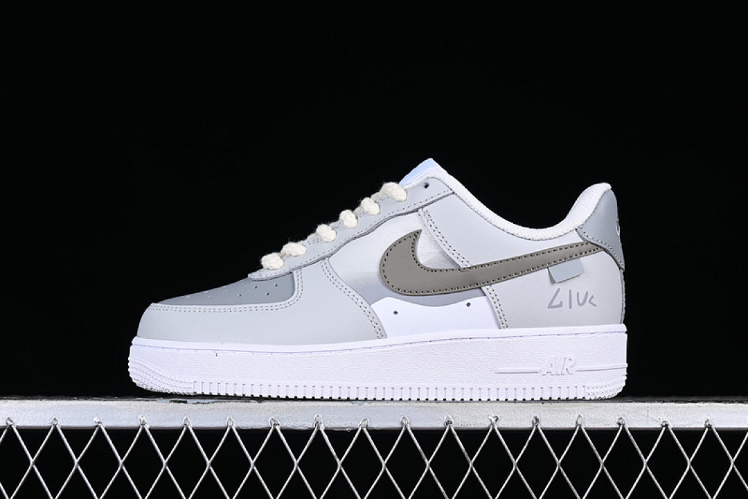 Nike [DD1225-005]-[AIR FORCE 1 07 LOW WHITE/GREY/SILVER]-[WOMAN:36-39]-[MAN:40-45], photo 1