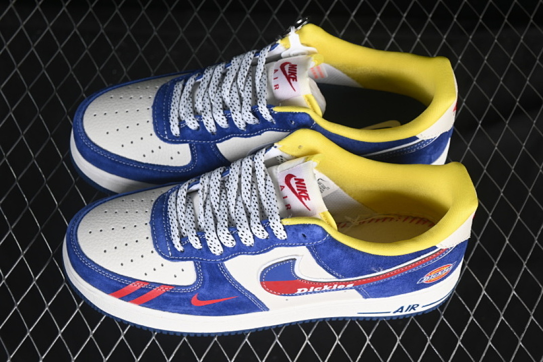 Nike [SY1388-006]-[AIR FORCE 1 07 LOW NAVY BLUE/WHITE/RED/YELLOW]-[WOMAN:36-39]-[MAN:40-45] - Image 11