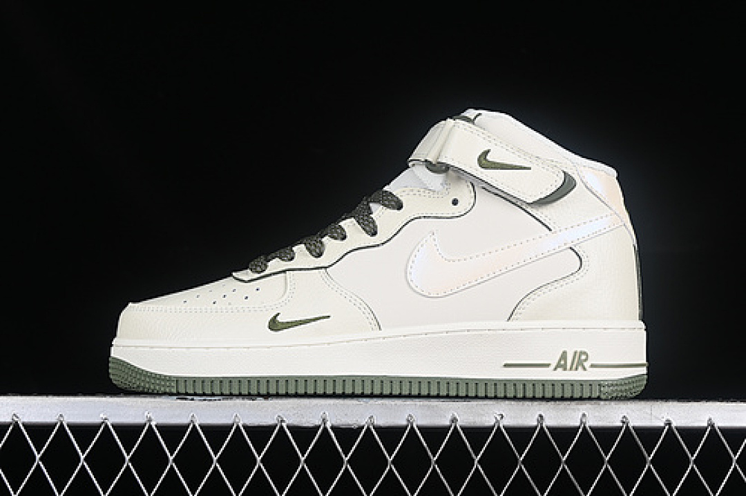Nike [SG2356-805]-[AIR FORCE 1 07 MID OFF WHITE/GREEN]-[WOMAN:36-39]-[MAN:40-45], photo 1