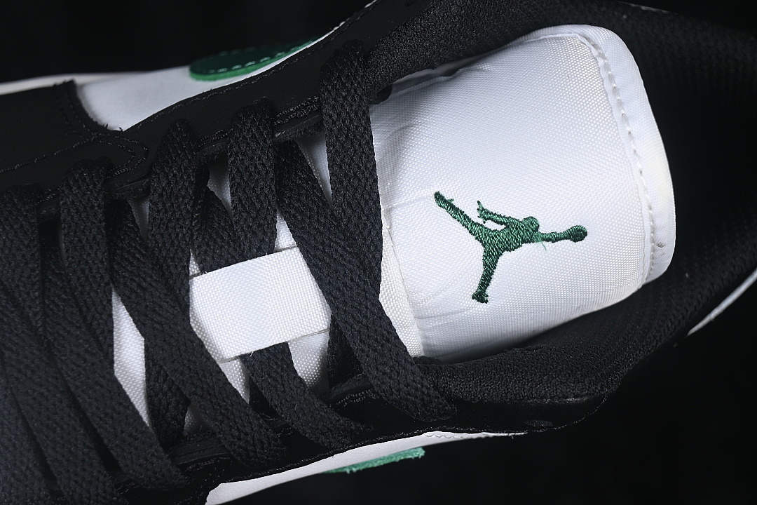 Unbranded [553558-047]-[AIR JORDAN 1 LOW AJ1 CULTURAL BASKETBALL SHOES DARK GREEN/BLACK]-[MAN:40-46] - Image 8