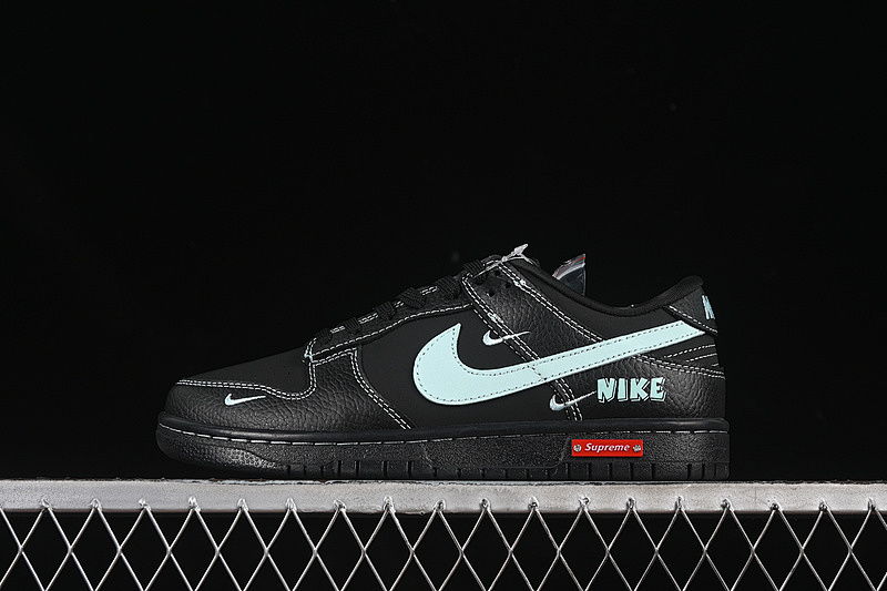 Nike SB DUNK LOW SUP BLACK/GREEN · SC9207-422, photo 1