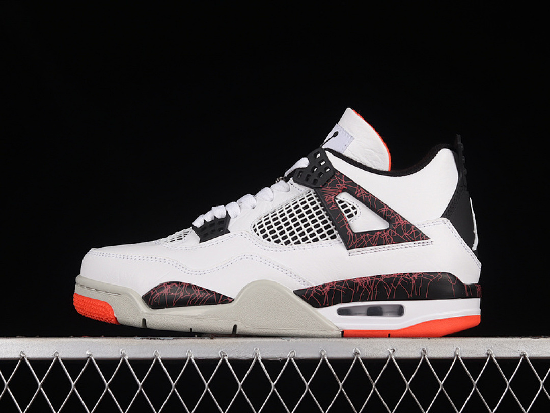 Jordan AIR Jordan 4 RETRO WHITE/BLACK-BRIGHT CRIMSON-PALE CITRON · 308497-116, photo 1