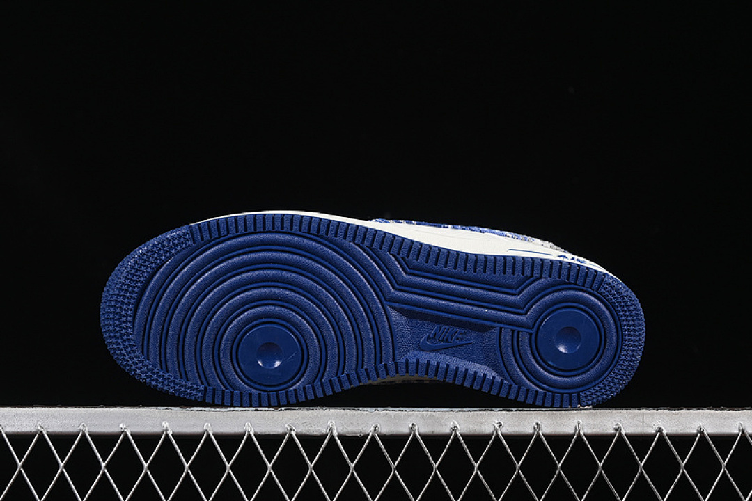 Nike [SC9207-540]-[AIR FORCE 1 07 LOW LV WHITE/GREY/BLUE]-[WOMAN:36-39]-[MAN:40-45] - Image 15