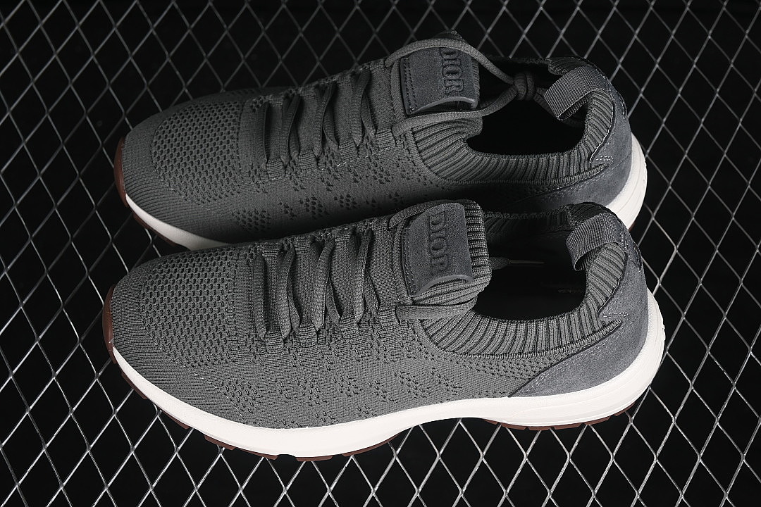 Dior [LOUNGE LACE UP CASUAL LIFE SHOES CONCRETE GREY/GREY]-[MAN:40-45] - Image 9