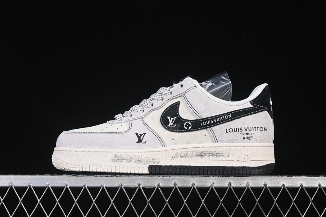 Nike [CX5050-Y06]-[AIR FORCE 1 07 LOW LV WHITE/GREY/BLACK]-[WOMAN:36-39]-[MAN:40-45] - Image 2
