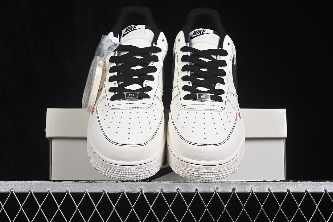 Nike [MM3399-826]-[AIR FORCE 1 07 LOW CASUAL SNEAKERS WHITE/BLACK/WHITE]-[WOMAN:36-39]-[MAN:40-45] - Image 13