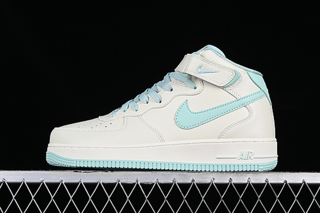Nike [PA0920-708]-[AIR FORCE 1 07 MID WHITE/BLUE]-[WOMAN:36-39]-[MAN:40-45], photo 1