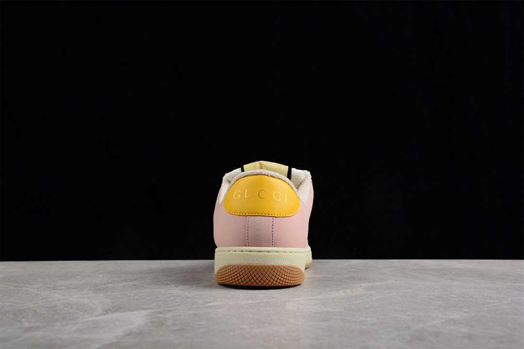 Gucci [GU*CCI ACE EMBROIDERED LOW-TOP LIGHT PINK/YELLOW/BEIGE]-[WOMAN:35-40] - Image 12