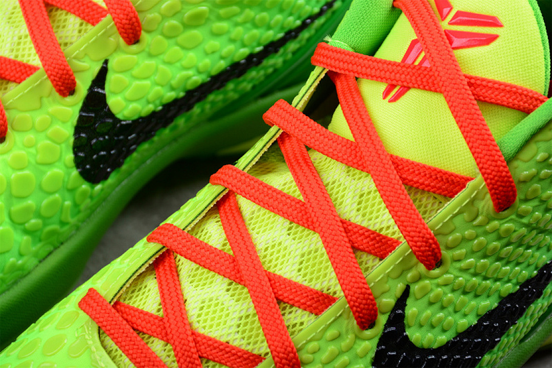 Nike [429659-701]-[ZOOM KOBE 6 GRINCH LIME GREEN/VARSITY RED-BLACK]-[MAN:41-46] - Image 8