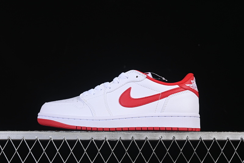Jordan AIR Jordan 1 LOW OG CASUAL BASKETBALL RED/WHITE · CZ0790-161, photo 1