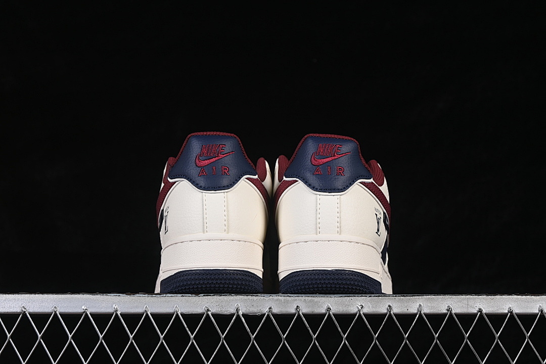 Nike [JP8028-069]-[AIR FORCE 1 07 LOW WHITE/NAVY BLUE/WINE RED]-[WOMAN:36-39]-[MAN:40-45] - Image 14