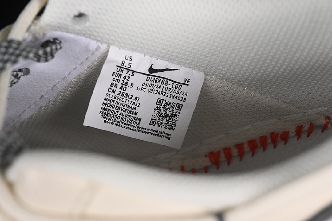 Nike [DM6868-100]-[AIR FORCE 1 07 LOW LV WHITE/GREY]-[WOMAN:36-39]-[MAN:40-45] - Image 6