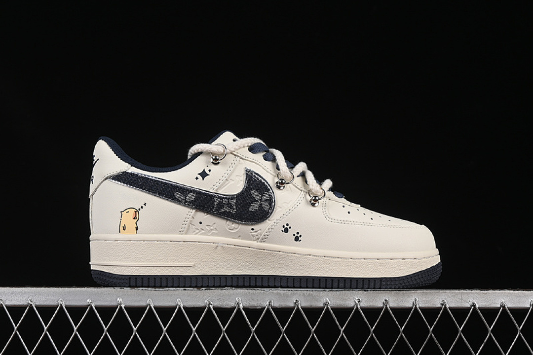 Nike [LV0506-110]-[AIR FORCE 1 07 LOW CAPYBARA POUR MILKBAPE BLUE/WHITE/GREY]-[UNISEX:36-45] - Image 16